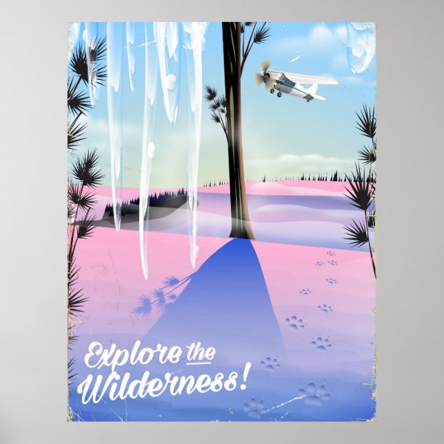 Explore the wilderness! Winter animal prints (Front)