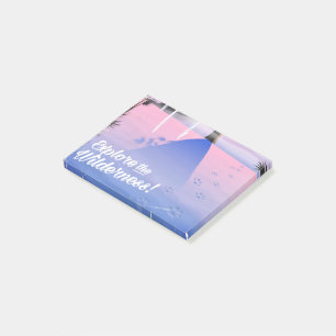 Explore the wilderness! Winter animal prints Post-it Notes