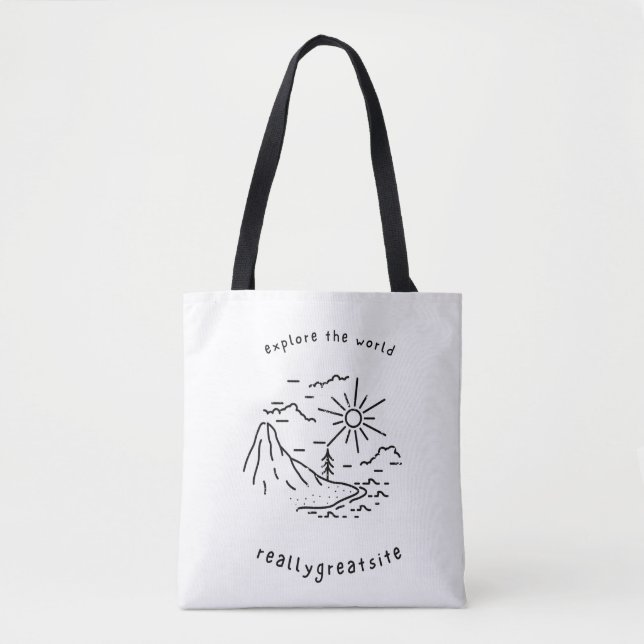 Explore the World – Really Great Site Tote Bag (Front)