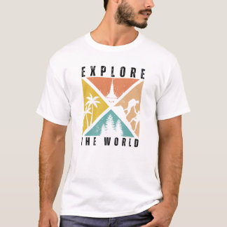 Explore the World T-Shirt – Travel Adventure Tee