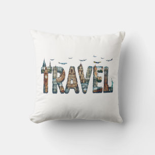 Explore the World Travel Pillow