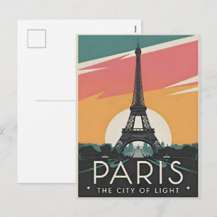 Explore The World Vintage Travel 2025 Postcard