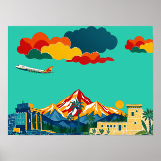 Explore the World with Colourful Adventures Poster