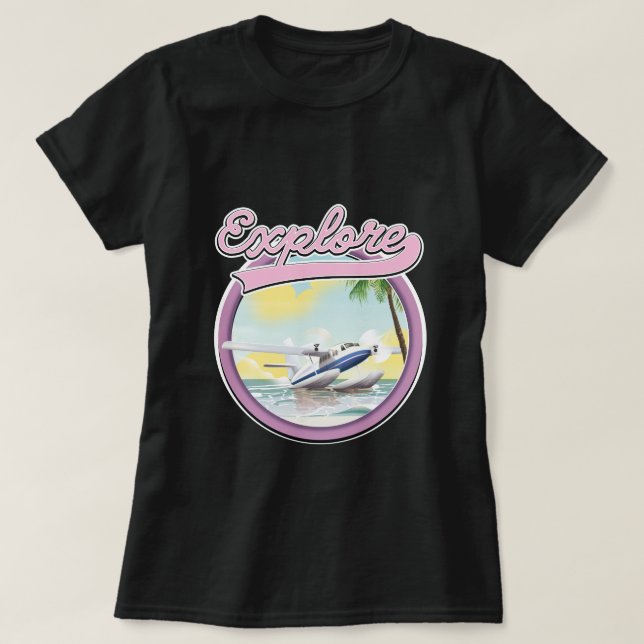 Explore travel logo T-Shirt (Design Front)