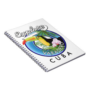 Explore Varadero Cuba travel logo Notebook
