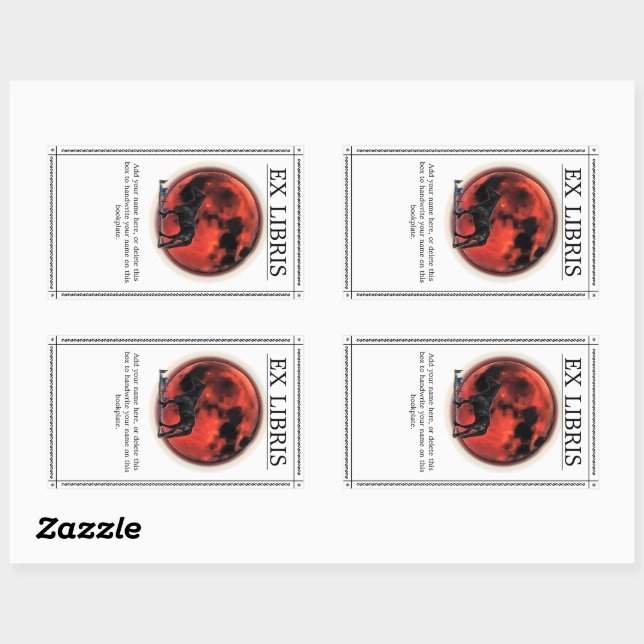 Explore Your Strength Bookplate Rectangular Sticker (Sheet)
