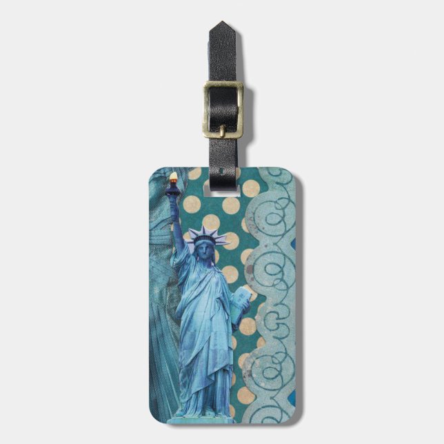 Explore your world luggage tag. tag (Front Vertical)