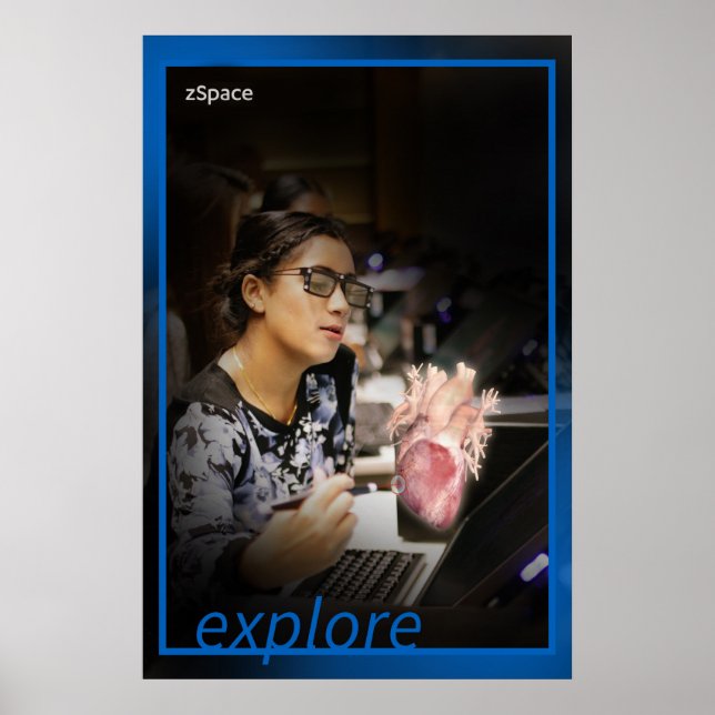 Explore - zSpace Poster, 20" x 30" Poster (Front)