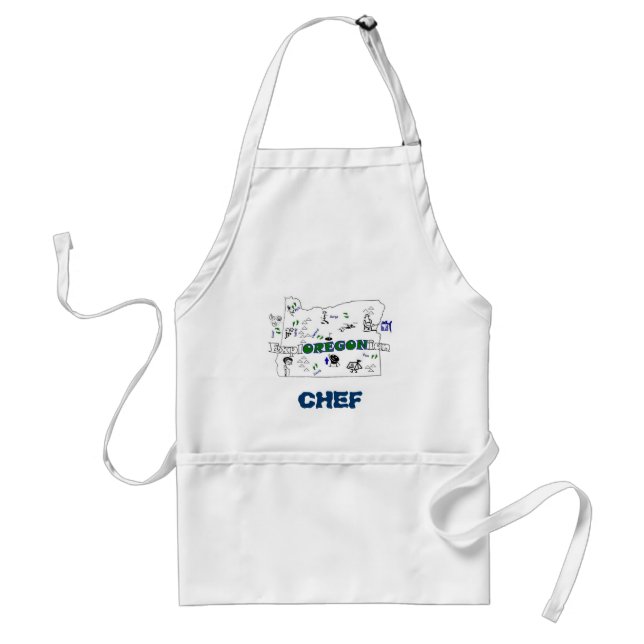 ExplOREGONian Chef Standard Apron (Front)
