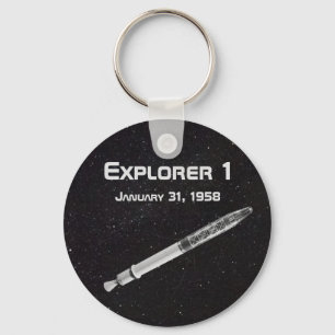 Explorer 1 Satellite Key Ring