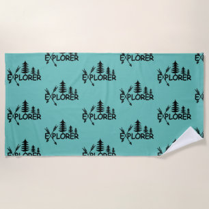 Explorer Design - Beach Towel