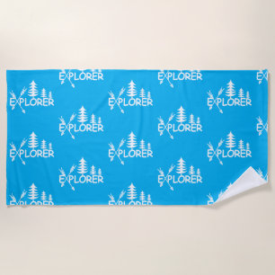 Explorer Design - Beach Towel