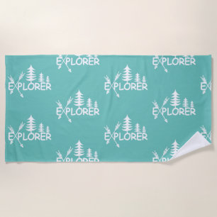 Explorer Design - Beach Towel