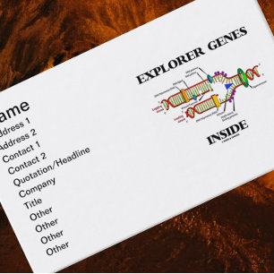 Explorer Genes Inside (DNA Replication) Business Card