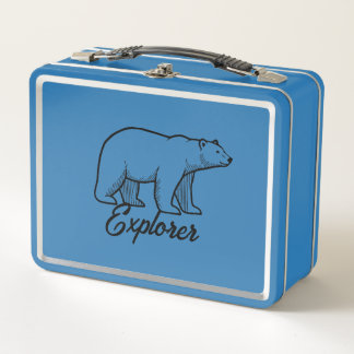 Explorer polar metal lunch box