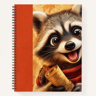 Explorer Racoon Notebook