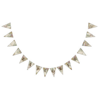 Explorer World Map Bunting