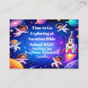 Exploring God's Word Vacation Bible School Invite