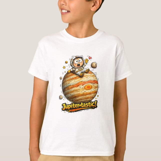 Exploring Jupiter in Style T-Shirt (Front)