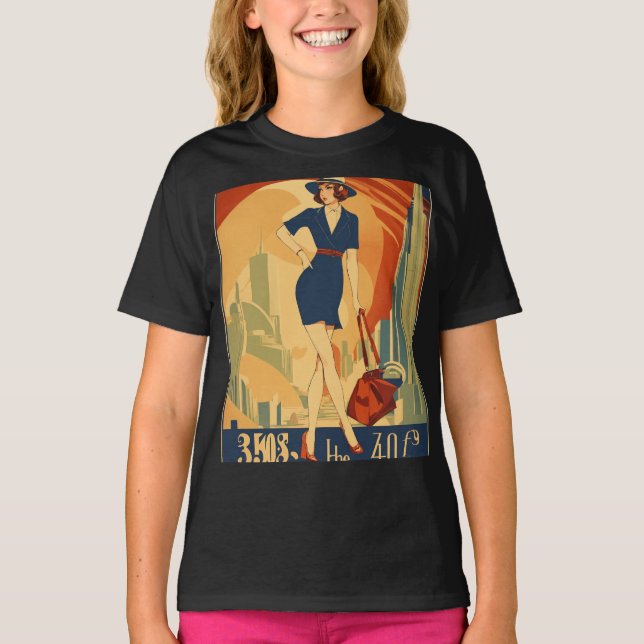 "Exploring Nostalgia: A Journey Through the Retro  T-Shirt (Front)