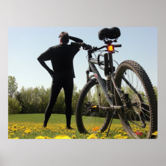 Exploring on a Bike 2 Print