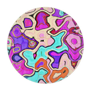 Exploring Our Colourful Patterns Art Cutting Board