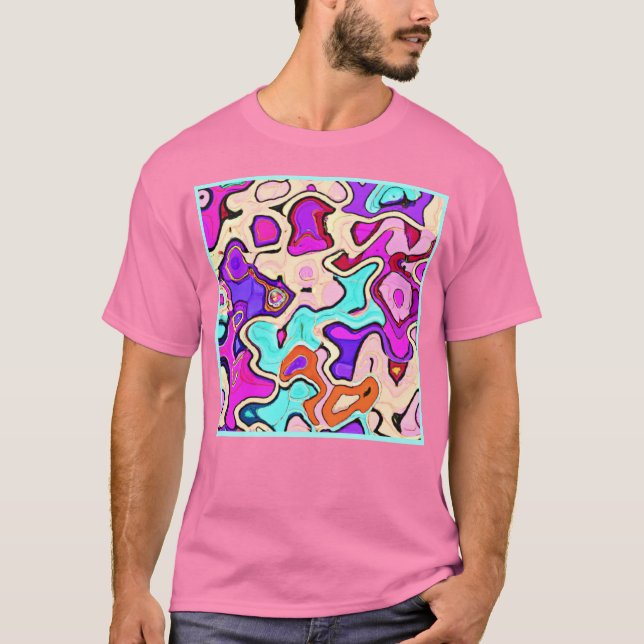 Exploring Our Colourful Patterns Art T-Shirt (Front)
