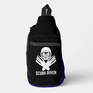 Exploring the Depths With Passionate Scuba Diver Sling Bag