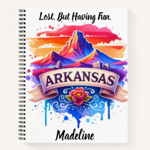 Exploring the vibrant landscapes of Arkansas Notebook