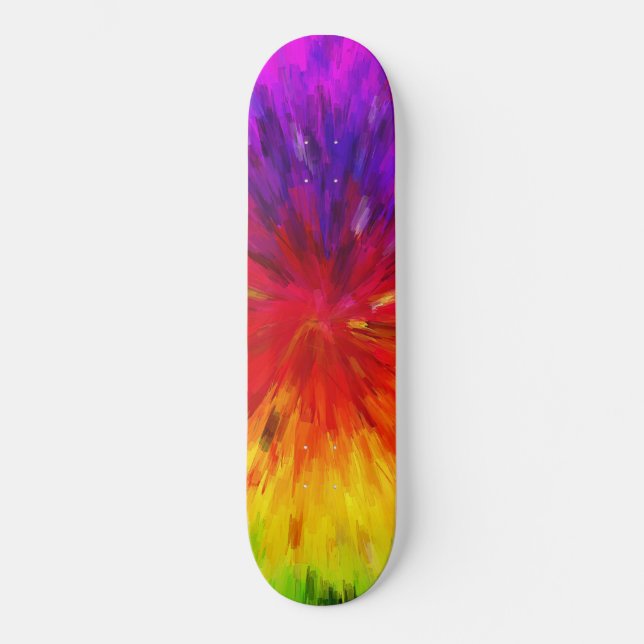 Explosion of Color Skateboard (Front)