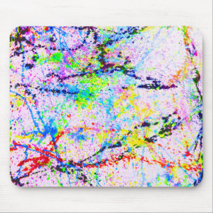 Explosion of colors mouse pad
