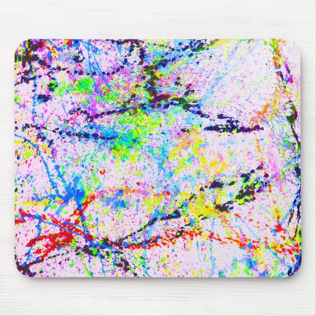Explosion of colors mouse pad (Front)
