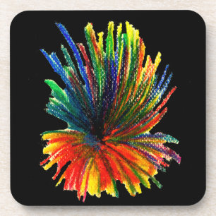 Explosion of colours Coaster