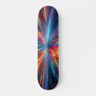 Explosion of Colours pattern Skateboard