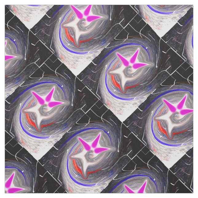 Explosions art fabric (Swatch)