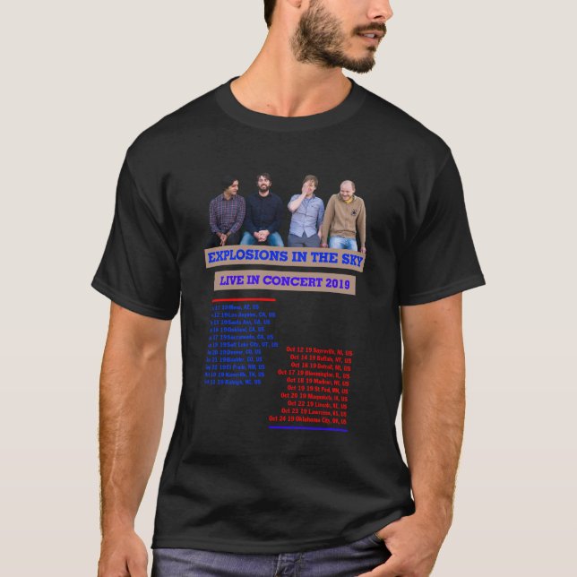 EXPLOSIONS IN THE SKY TOUR 2019 T-Shirt (Front)