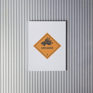 Explosive 1 Label