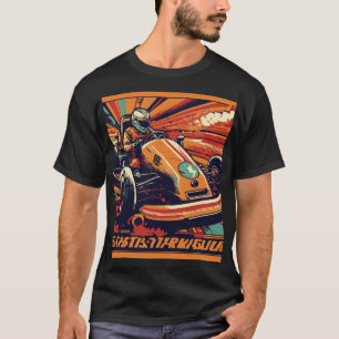 Explosive Adventure: Retro-Inspired Monster Car T-Shirt