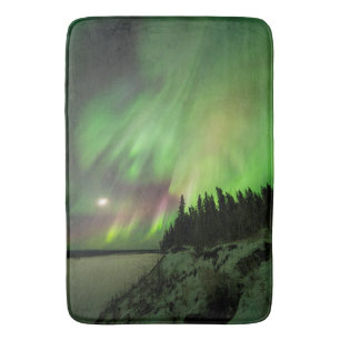 Explosive Aurora Bath Mat