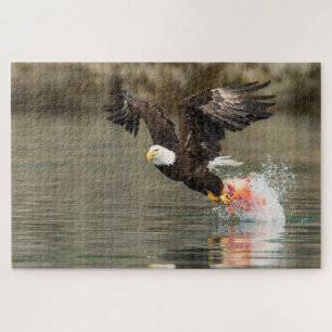 Explosive Bald Eagle Jigsaw Puzzle