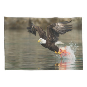 Explosive Bald Eagle Pillowcase