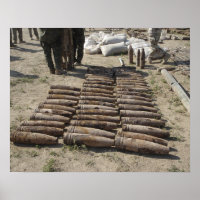 Explosive devices are identified and inventorie