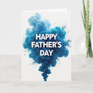 Explosive Fathers Day Art Card