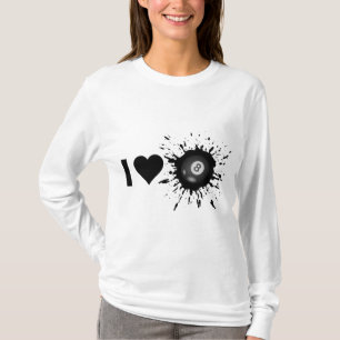 Explosive I Love Billiard T-Shirt