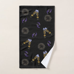 Explosive New Years Hand Towel