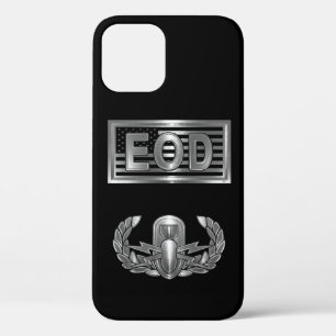 Explosive Ordnance Disposal (EOD)  & USA Flag  iPhone 12 Case