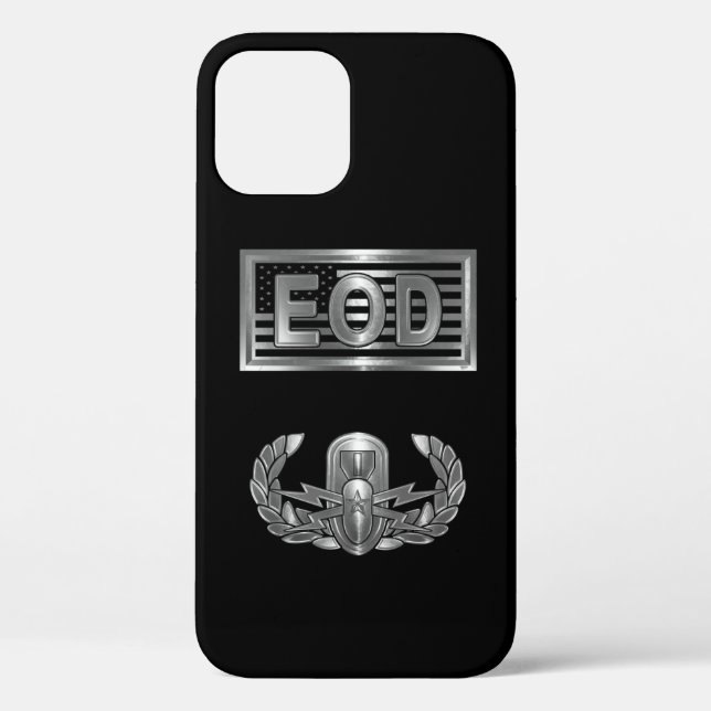 Explosive Ordnance Disposal (EOD)  & USA Flag  Case-Mate iPhone Case (Back)