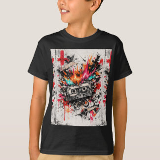 Explosive Retro Cassette T-Shirt