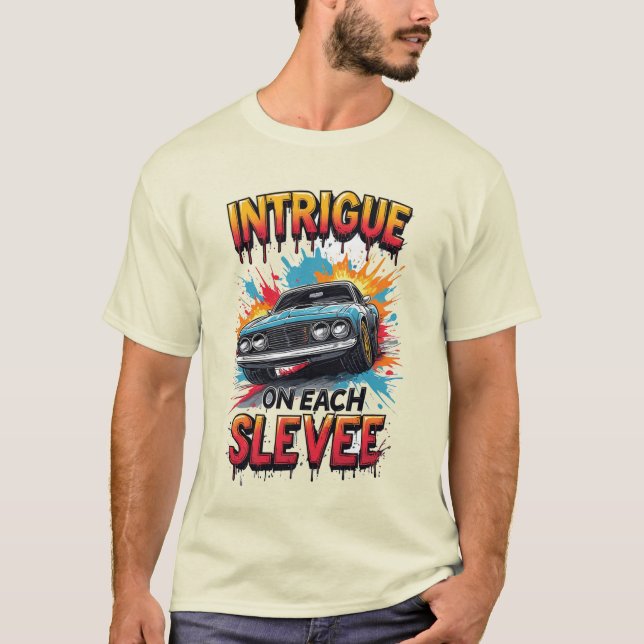 Explosive Sports Car T-Shirt (Front)