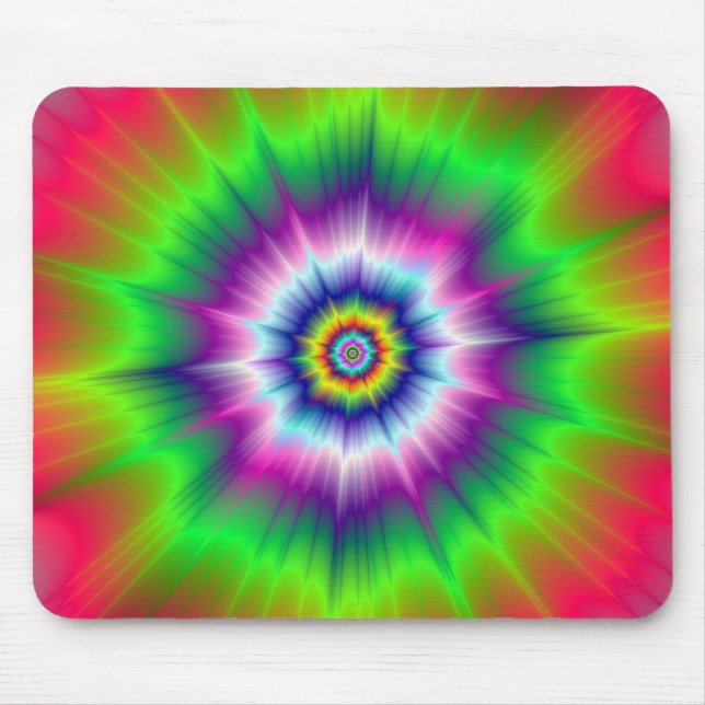 Explosive Tie-Dye Mousepad (Front)